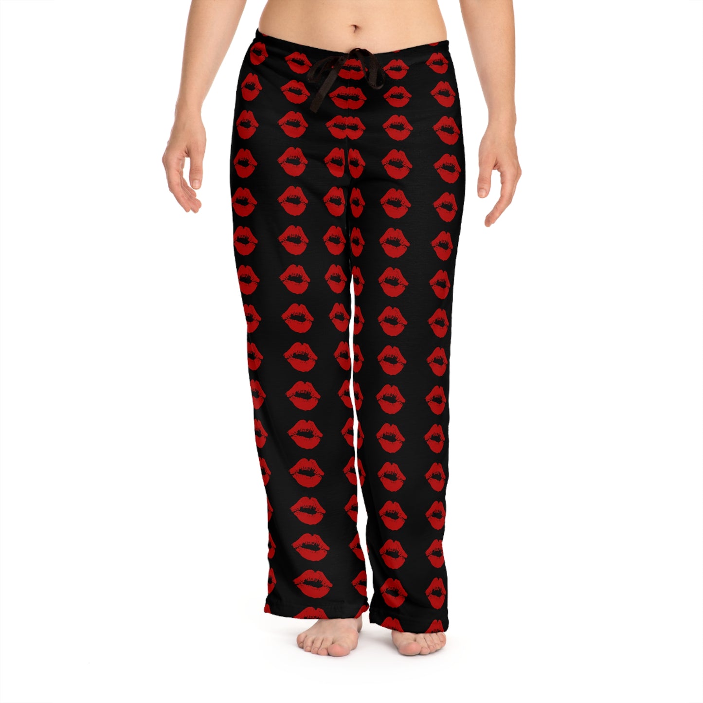 RED LIP  PAJAMA PANTS