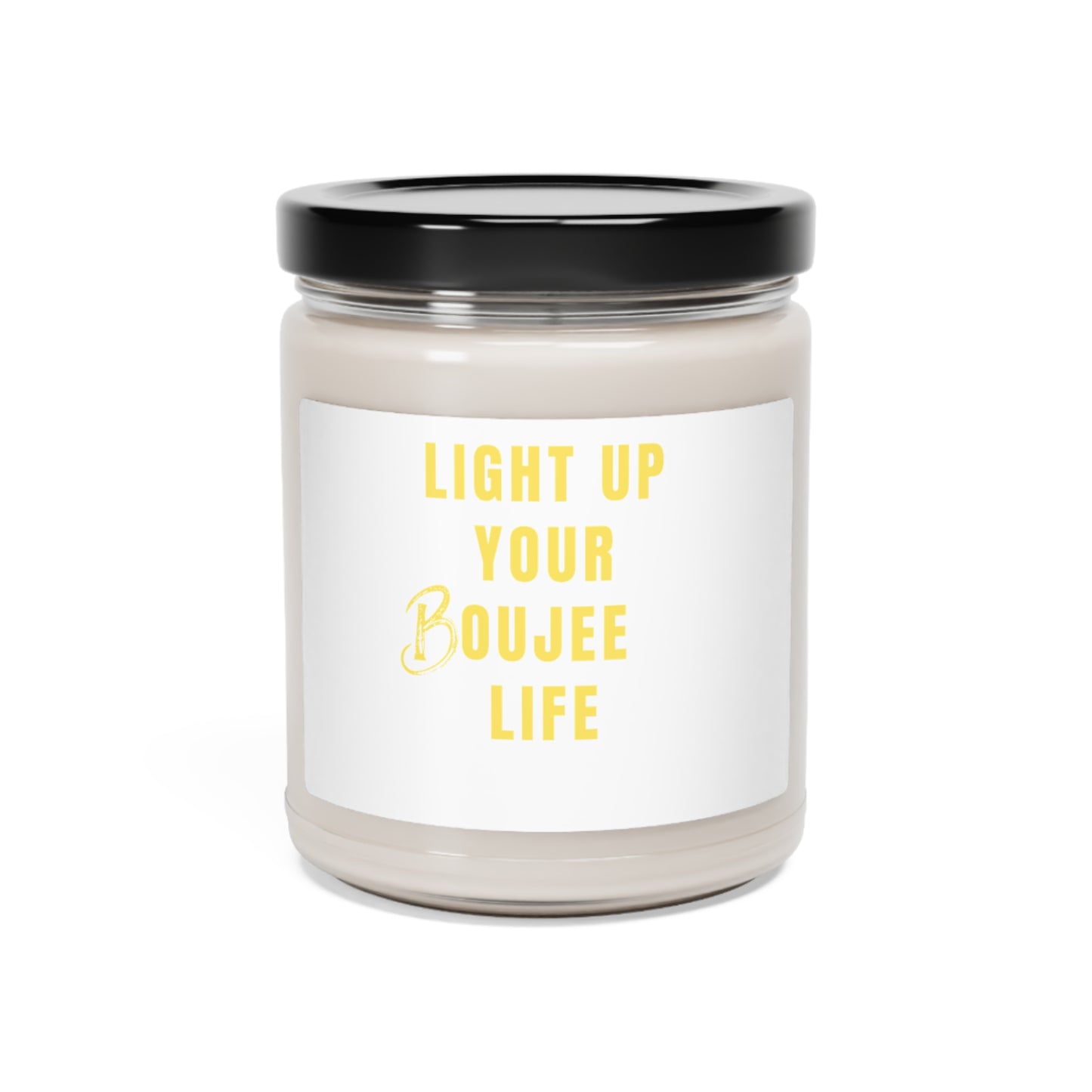 YELLOW LIGHT UP YOUR BOUJEE LIFE SCENTED CANDLE