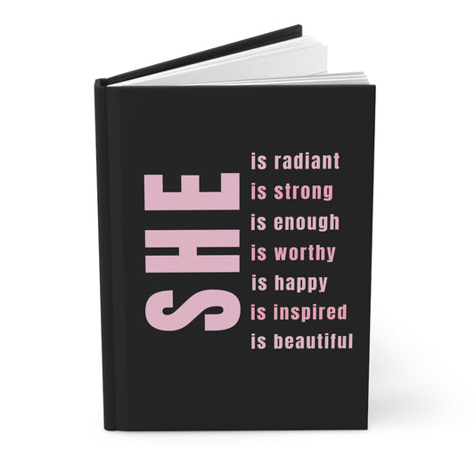 SHE AFFIRMATION NOTEBOOK