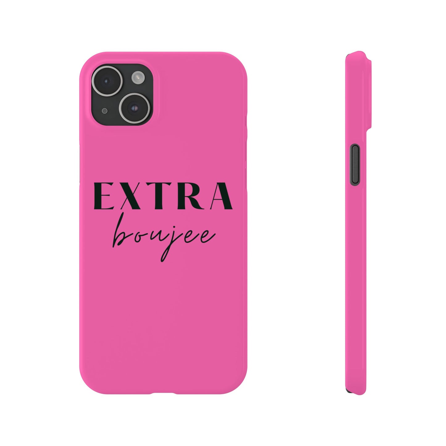 PINK EXTRA BOUJEE PHONE CASE