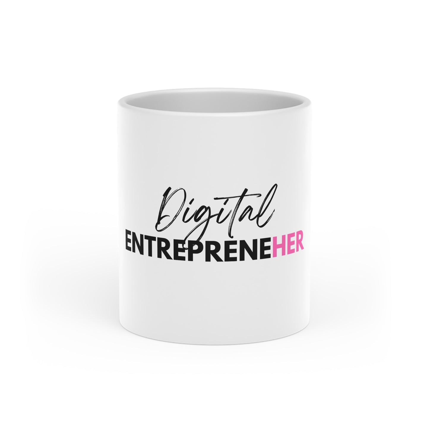 DIGITAL ENTREPRENEHER HEART SHAPED-MUG